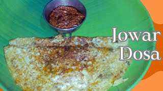 Jowar Dosa  Easy amp హెల్దీ Instant బ్రెక్ఫాస్ట్ రెసిపి జొన్నపిండి దోసలు [upl. by Yordan]