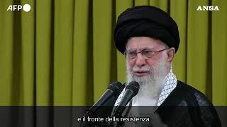 KHAMENEI DICE CHE IL REGIME SIONISTA COMPOSTO DI SOCIAL BABBI SPIONI E DESTINATO A SOCCOMBERE 💥💀💥 [upl. by Nylednarb567]