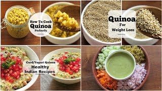 4 Healthy Quinoa Recipes For Weight Loss  Dinner Recipes  Skinny Recipes To Lose Weight Fast [upl. by Rawley]