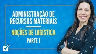 0601 Noções de Logística  Parte 1 Administração de Recursos Materiais Profª Izabel Ataíde [upl. by Loydie]