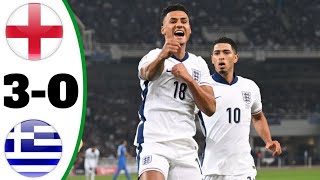 England vs Greece 30 All Goals Highlight Today Match 2024 [upl. by Sommer338]