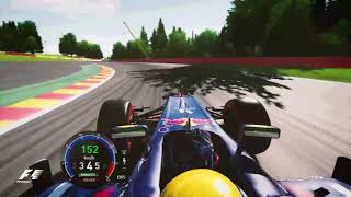 Webbers RB7 Spa onboard lap 151271  F1 2011 Assetto Corsa [upl. by Nahgeam]