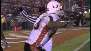 Andre Johnson and Jeremy Shockey 2002 Rose Bowl [upl. by Marek204]