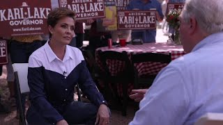 FULL INTERVIEW Former news anchor Kari Lake trying to make the jump to governor of Arizona [upl. by Gierc980]