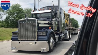 Summer 2024 Truck Spotting Vol 1  Michigan Ohio amp Pennsylvania [upl. by Vergos]