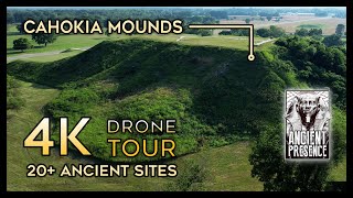 Ancient Mounds amp Massive Earthworks in the USA  4k Drone Tour [upl. by Reedy750]