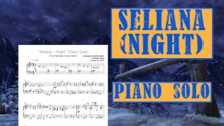 Seliana Night  Monster Hunter World Iceborne Piano Solo [upl. by Hannahc]