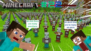 thats a big army  minecraft survival with devi 22 [upl. by Elton975]