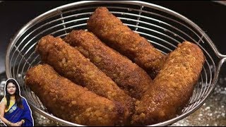 Fish finger recipe Bengali  How to make fish finger at home  ভেটকি মাছের ফিস ফিঙ্গার   Priya [upl. by Derron]