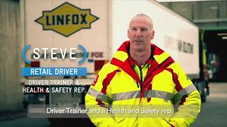 Linfox Truck Safety Series  Steve talks about staying patient on our roads [upl. by Conlen596]