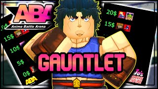 ABA GAUNTLET  JJBA Edition [upl. by Nesyrb356]