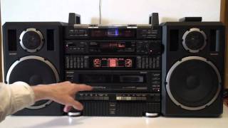 SHARP CDX99 STEREO SYSTEM [upl. by Ellatnahc]