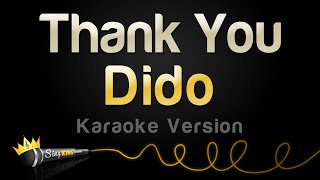 Dido  Thank You Karaoke Version [upl. by Letnahs]