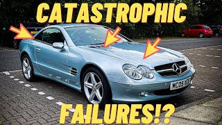 Mercedes SL R230 PART 6 catastrophic failures How many things are wrong with my car What cost [upl. by Ybbor]