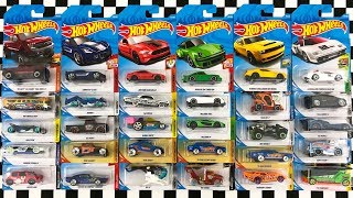 Opening 30 New Hot Wheels 2018 P Case Cars [upl. by Alboran]