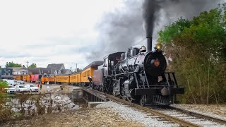 Railfanning the Attica amp Arcade Railroad 18 after a 7 year restoration 92824 [upl. by Earezed]