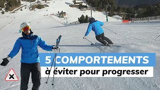 Ski  5 comportements à éviter pour progresser façon Labo du skieur [upl. by Anairdna]