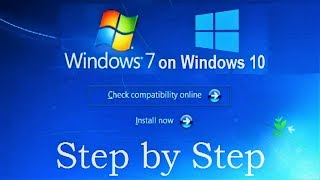 How to Install Windows 7 on Windows 10 without CD DVD and USB flash drive Complete Tutorial [upl. by Helga999]