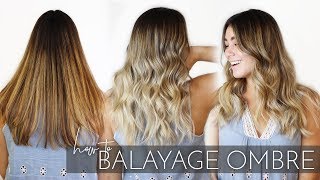 How to Balayage Ombre Brunette Hair with my Foilayage Technique  Easy Tutorial [upl. by Bent]