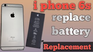 how to change battery i phone 6s  iPhone 6s battery replacement [upl. by Nibot]