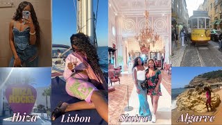 Portugal Travel Vlog  Lisbon Sintra amp Algarve  24 hours in Ibiza Spain [upl. by Iolanthe]