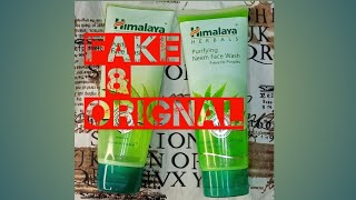 Himalaya Face wash Difference Fake vs Orignal [upl. by Akeit]