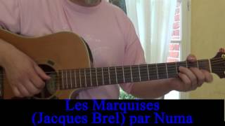 Les Marquises Jacques Brel reprise guitare voix 1977 [upl. by Panther286]