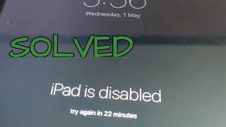 Ipad forgot password solved  Ipad is disabled solved [upl. by Gautea567]