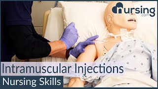 Intramuscular Injection Techniques Nursing Skills [upl. by Jedediah]