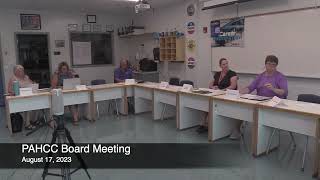 Hannaford Career Center Board Meeting 81723 [upl. by Odette]