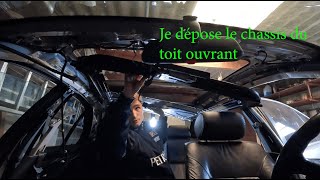 Je démonte le toit ouvrant partie 3  BMW E39 [upl. by Shandy]