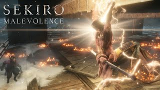 Sekiro Malevolent Genichiro NO Hit Charmless  Demon Bell [upl. by Gal]