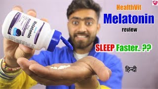 Sleep Faster using Melatonin  HealthVit Melatonin review  QualityMantra [upl. by Neelyar]