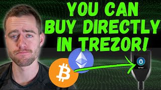 How To Buy And Sell Crypto DIRECTLY In The Trezor Wallet App No Transfers Required Invity Review [upl. by Der]