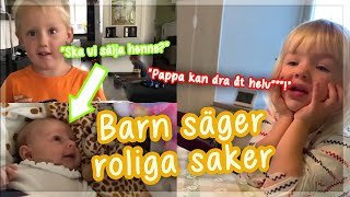 Barn säger roliga saker 🗣️😆  Sveriges Roligaste Barn [upl. by Shererd410]