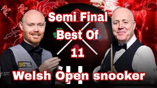 John Higgins Vs Gary Wilson Semi Final Welsh Open snooker 2024 Best Of 11 [upl. by Swayne]