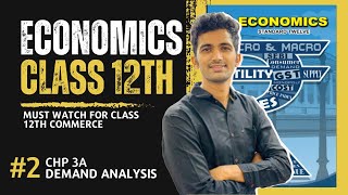 ECONOMICS CLASS 12 ICHP 3A DEMAND ANALYSIS II FACTORS AFFECTING DEMAND II 202425 [upl. by Melodie]