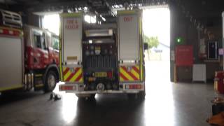 CFA  FRNSW 067 Morwell Pumper Turning Out [upl. by Namlak]