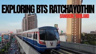 Walk around BTS Ratchayothin 22 Nov 23 Travel ASMR [upl. by Annaoy]