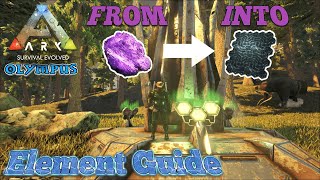 How To Get Element  Ark Olympus Guide [upl. by Lasky]