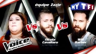 Audrey VS Nicola Cavallaro VS Will Barber  The Voice 2017  Blind Audition [upl. by Parshall]