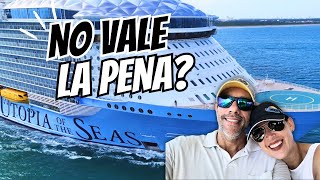 Vale la pena el crucero más nuevo del mundo Utopía of the Seas en 2024 [upl. by Hayidah913]