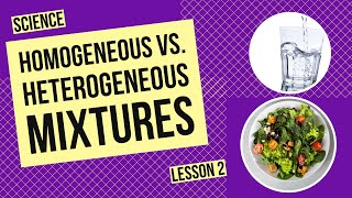 Homogeneous vs Heterogeneous Mixtures What’s the Difference [upl. by Nellie]