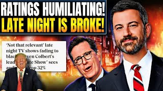 Late Night TV DOOMED Networks Cant AFFORD Colbert Kimmel and Fallon with TERRIBLE Ratings [upl. by Annuhsal]