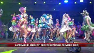 CARNEVALE DI SCIACCA IN DUE FINE SETTIMANA PREVISTI 9 CARRI [upl. by Akiner]