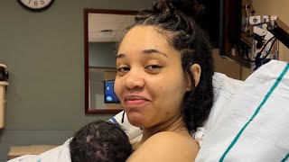 LABOR amp DELIVERY VLOG  RAW amp REAL VBAC without EPIDURAL [upl. by Annid]