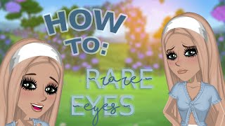 RARE EYE TUTORIAL  msp 2022 [upl. by Assyral]