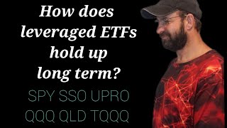 Leveraged ETFs Long Term  Article  SSO UPRO QLD TQQQ [upl. by Tnarg]