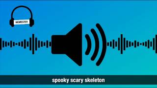 Spooky scary skeleton sound effect [upl. by Lauro407]