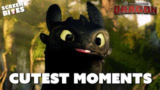 Cutest Toothless Scenes  How To Train Your Dragon 2010  Family Flicks [upl. by Zela]